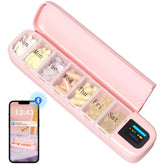 Daviky distributeur-pilules avec alarme et application, pratique pour ne pas oublier ses doses.