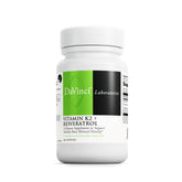 DaVinci Labs vitamin K2 et Resveratrol en bouteille, soutien potentiel des os et du cœur