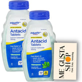 DDUYIE antiacide à mâcher Wintergreen, flacon avant, soulagement potentiel des brûlures d'estomac.