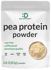 Deal Supplement Protéine de pois non saveur en pot 5lbs, idéal pour shakes.