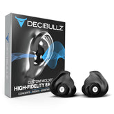 Decibullz bouchons oreilles moulables avec ajustement personnalisé et durable.