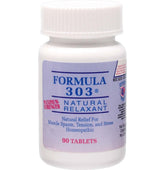 Formula 303 de Dee Cee Laboratories – bouteille de comprimés pour relaxation naturelle