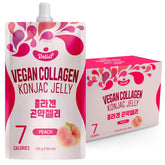 Delief Konjac Jelly Pêche — poche individuelle, collation légère et savoureuse.