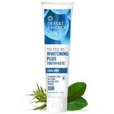Dentifrice Desert Essence, tube-arbre-a-thé, idéal pour un brossage doux et naturel.