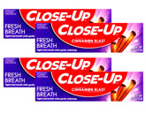 Close Up dentifrice fluoré, emballage pratique, haleine fraîche.