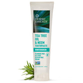 Dentifrice Desert Essence dans sa bouteille, soin naturel sans fluor pour l'hygiène dentaire quotidienne.
