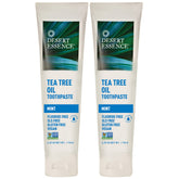 Desert Essence dentifrice huile arbre thé menthe – tube frais et haleine durable.