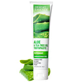 Pâte-dentifrice Desert Essence aloe-arbre-à-thé menthe, douceur pour gencives sensibles