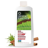 Rince-bouche Desert Essence sans alcool en flacon 16 oz pour haleine fraîche.