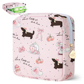 Sac Desing Wish pour protections menstruelles, rangement compact et discret en déplacement.