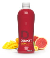 Detoxify Mega Clean bouteille qui se verse, prête à préparer la boisson detox