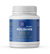 Detoxify Polisorb, bouteille prête à diluer, soutien pratique après un repas copieux.
