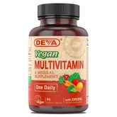 DEVA Multivitamines, bouteille : soutien quotidien pour l'énergie et le bien-être général.