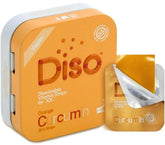 DISO Curcumine – bandelettes dissolvables visibles, dissolution rapide sur la langue.
