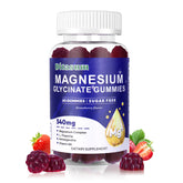 Gommes Ditasum magnésium glycinate fraise pour relaxation nocturne et douceur sensorielle.