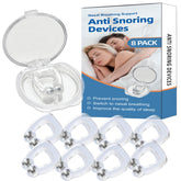 DKMambo Dispositifs anti-ronflement 8-pack, solution pratique pour le sommeil.