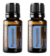 doTERRA Menthe poivree 15 ml, diffusion rafraichissante a domicile.
