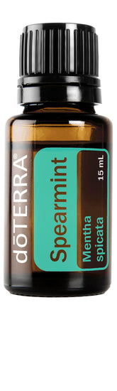 doTERRA Menthe Verte — bouteille-pompe pour une fraîcheur ciblée et souffle frais.