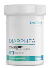 DocDigest IBS anti-diarhée — bouteille et soutien potentiel à la régularité.