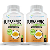 DOCTOR RECOMMENDED SUPPLEMENTS Curcuma – emballage du produit et qualité bio.