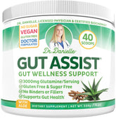 Doctor Danielle Gut Assist — bouteille ouverte, support quotidien du confort digestif.