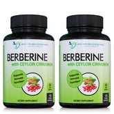 DOCTOR RECOMMENDED SUPPLEMENTS berberine-cannelle-ceylon, flacon affiché, soutien métabolique potentiel