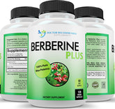 Berberine Plus de DOCTOR RECOMMENDED SUPPLEMENTS, Bouteille 1200 mg, utilisation quotidienne.