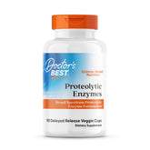 Doctor's Best protéolytiques en bouteille pour un soutien digestif potentiel.