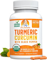 Doctordanielle Curcuma: bouteille présentant une formule biologique à forte concentration.