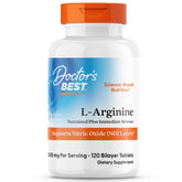 Doctor's Best Arginine tablettes libération continue et immédiate pour circulation optimisée