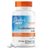 Doctor's Best Benfotiamine 300 – bouteille visible, soutien potentiel du métabolisme énergétique