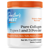 Doctor's BEST collagène pur types 1 et 3 - Bouteille prête à l'emploi pour peau et cheveux