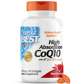 Doctor's BEST CoQ10 haute absorption avec Bioperine – soutien potentiel d'énergie