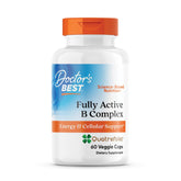 Doctor's BEST Fully Active B Complex – boîte montrant énergie durable et soutien quotidien.