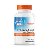 Doctor's BEST huile krill antarctique, capsules molles, source naturelle d'oméga-3.