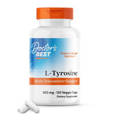 Doctor's BEST L-Tyrosine en bouteille, soutien cognitif potentiel et énergie mentale
