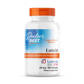 Doctor's Best Lutein – bouteille, soutien potentiel à la santé oculaire au quotidien.