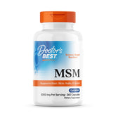 Doctor's BEST MSM – capsule facile à avaler, soutien potentiel des articulations.