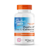 PepZin GI Doctor's Best en bouteille, soutien digestif potentiel.