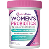 Doctor's Recipes Probiotiques pour femmes – bouteille portable soutien flore intestinale et vaginale