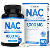 Dorado Nutrition NAC 1000 mg en capsule pour le soutien cellulaire quotidien