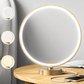 Lampe Doraubia: cercle solaire 10000 lux, ambiance naturelle pour salon lumineux.