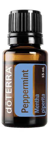 doTERRA Menthe Poivrée – bouteille 15 ml pour aromathérapie et respiration plus claire