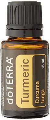 doTERRA Turmeric huile essentielle bouteille 15 ml, arôme chaleureux prêt à l'emploi