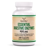 Double Wood enzymes digestives: bouteille prête à l'emploi pour votre routine quotidienne.
