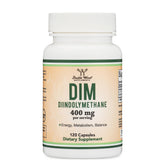 Double Wood DIM — boîte de 60 capsules prête pour l'équilibre hormonal.