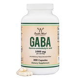 GABA Double Wood: bouteille et etiquette, soutien au calme potentiel