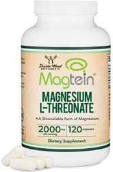 Double Wood Magtein bouteille: emballage clair et soutien potentiel du cerveau.