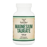Double Wood Taurate de magnésium – bouteille: soutien cardiovasculaire potentiel dans votre routine