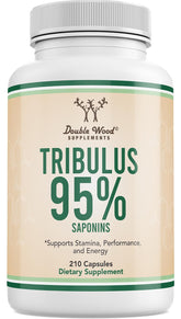 Bouteille Double Wood Tribulus Terrestris avec concentration élevée pour énergie potentielle.